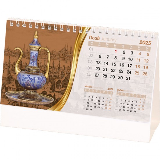 AMT-02-BR Osmanlı Masa Takvimi AMT-02-BR Osmanlı Masa Takvimi
